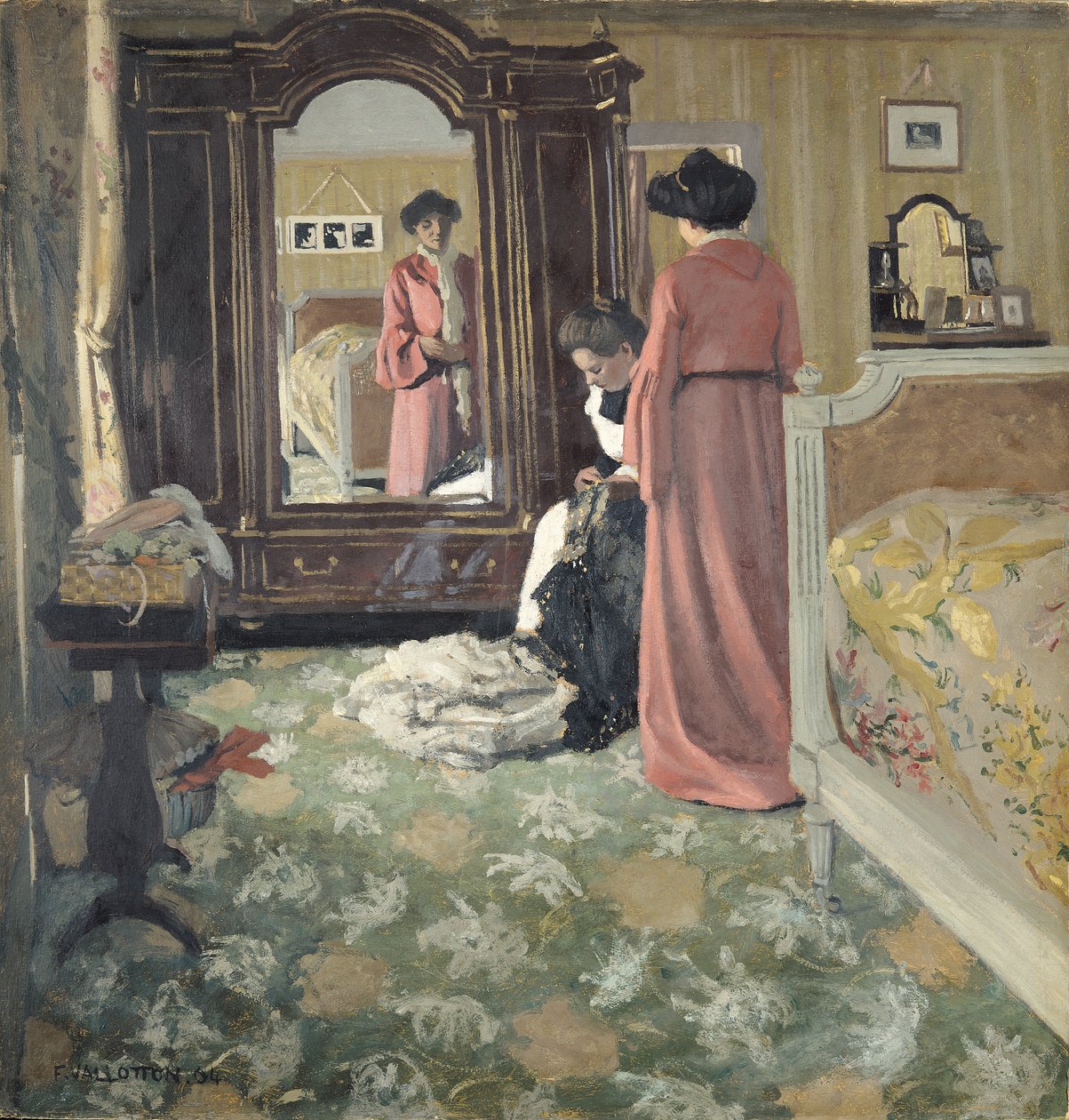 Interiør af Felix Edouard Vallotton