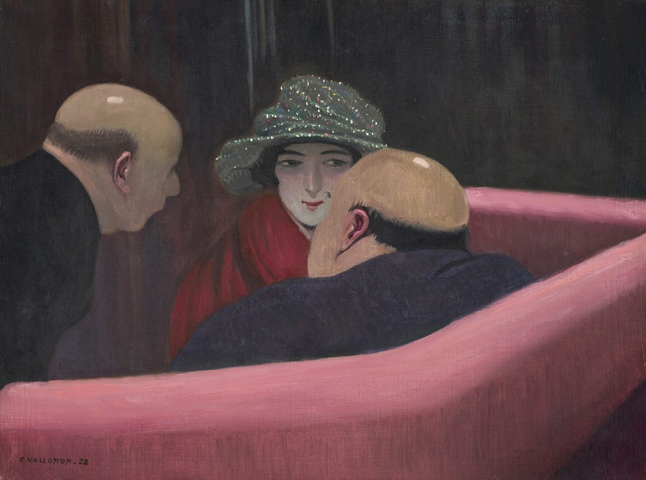 Den kyske Suzanne, 1922. af Felix Edouard Vallotton