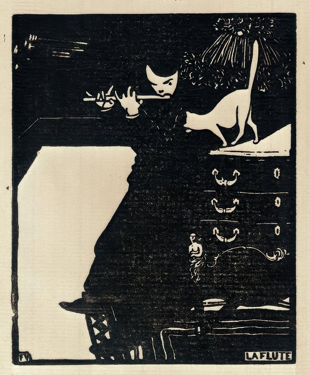 fløjten af Felix Edouard Vallotton