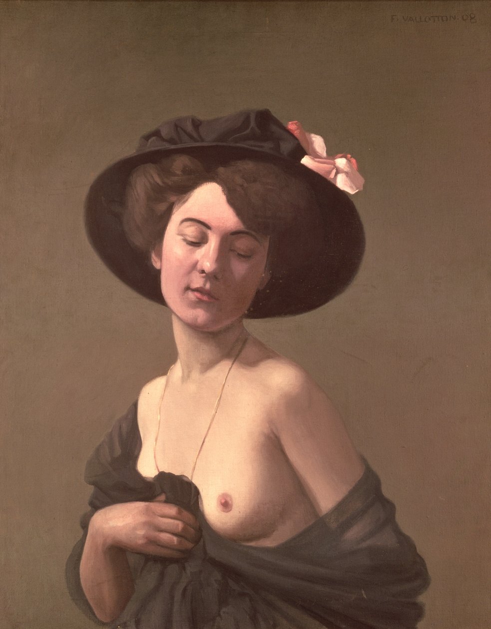 Lady in a Hat, 1908 af Felix Edouard Vallotton