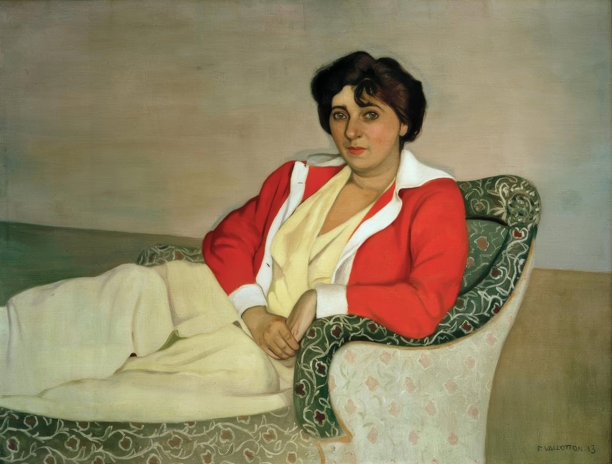 Den røde sweater af Felix Edouard Vallotton
