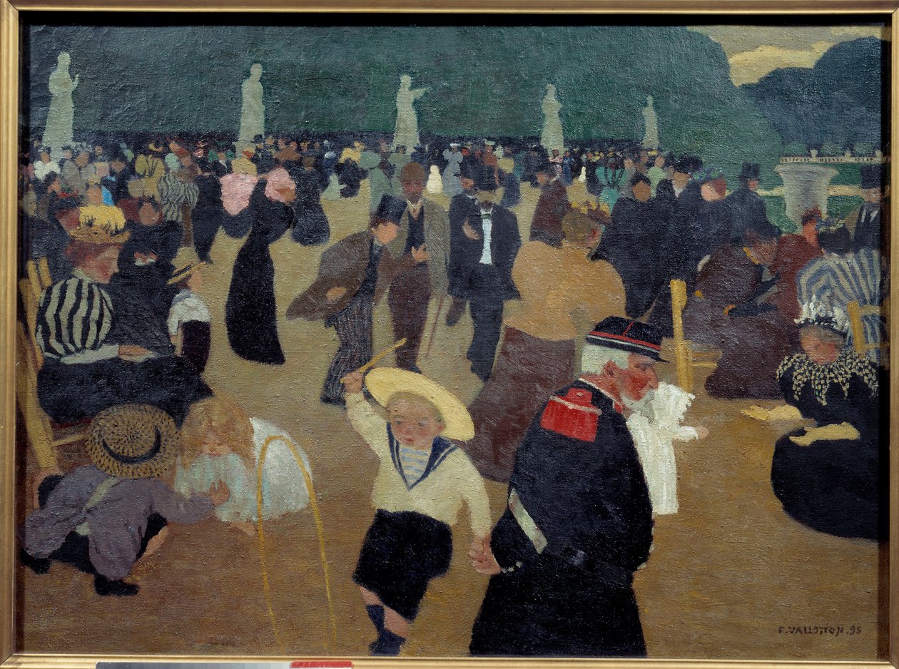 Luxembourg Garden-maleriet af Felix Vallotton (1865-1925) af Felix Edouard Vallotton