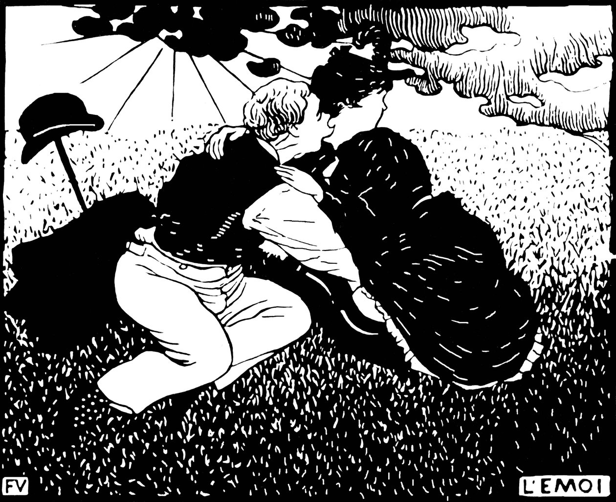 Selvet. Træsnit af Felix Edouard Vallotton (1865-1925) af Felix Edouard Vallotton