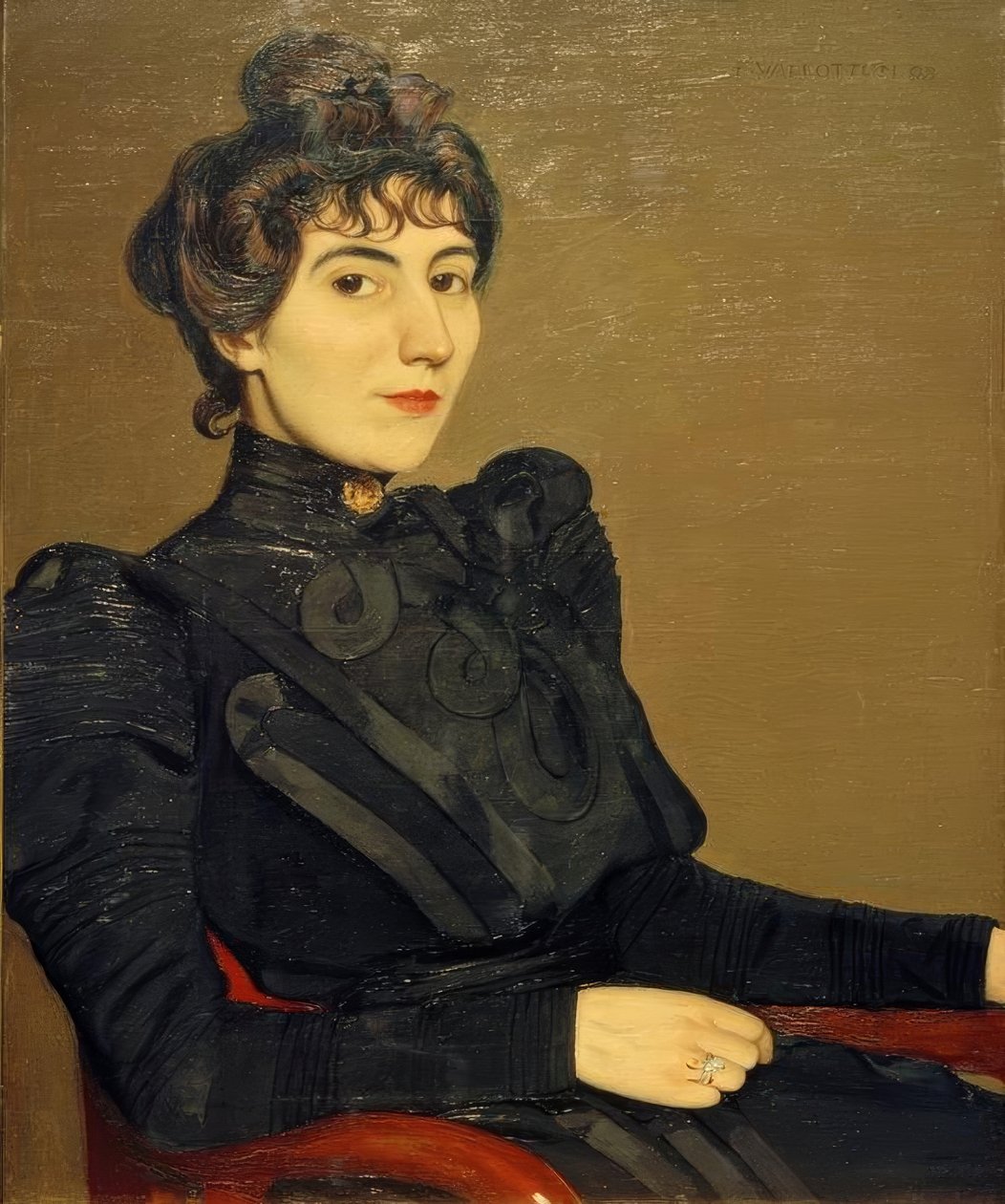 Marthe Mellot af Felix Edouard Vallotton
