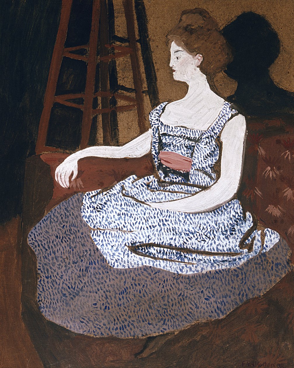 Misia Godebska-Natanson af Felix Edouard Vallotton
