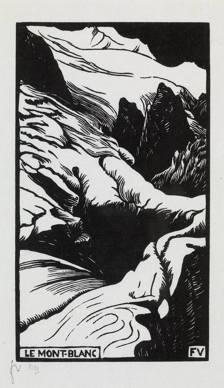 Mont-Blanc, 1892dani af Felix Edouard Vallotton