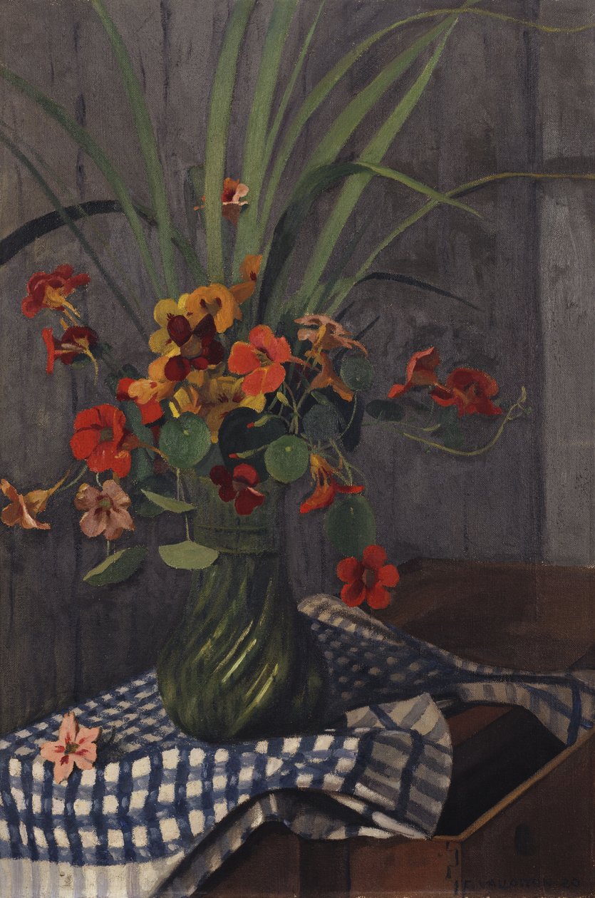 Nasturtiums, 1920 af Felix Edouard Vallotton