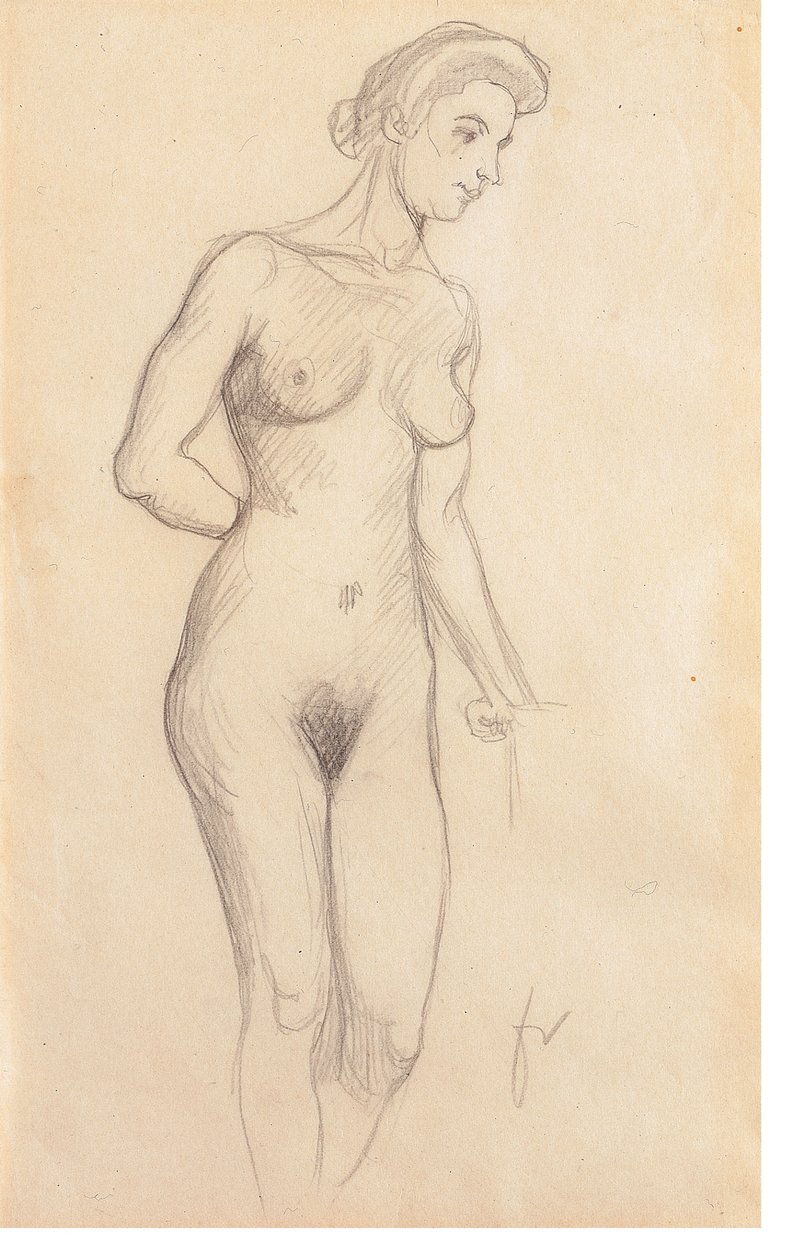 Nøgen af Felix Edouard Vallotton