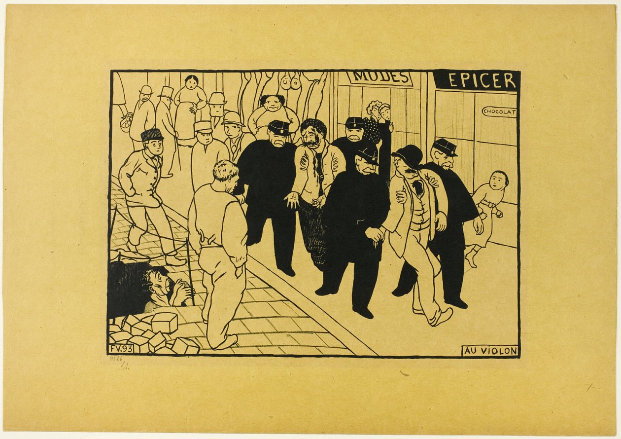 Afsted til Kanden af Felix Edouard Vallotton