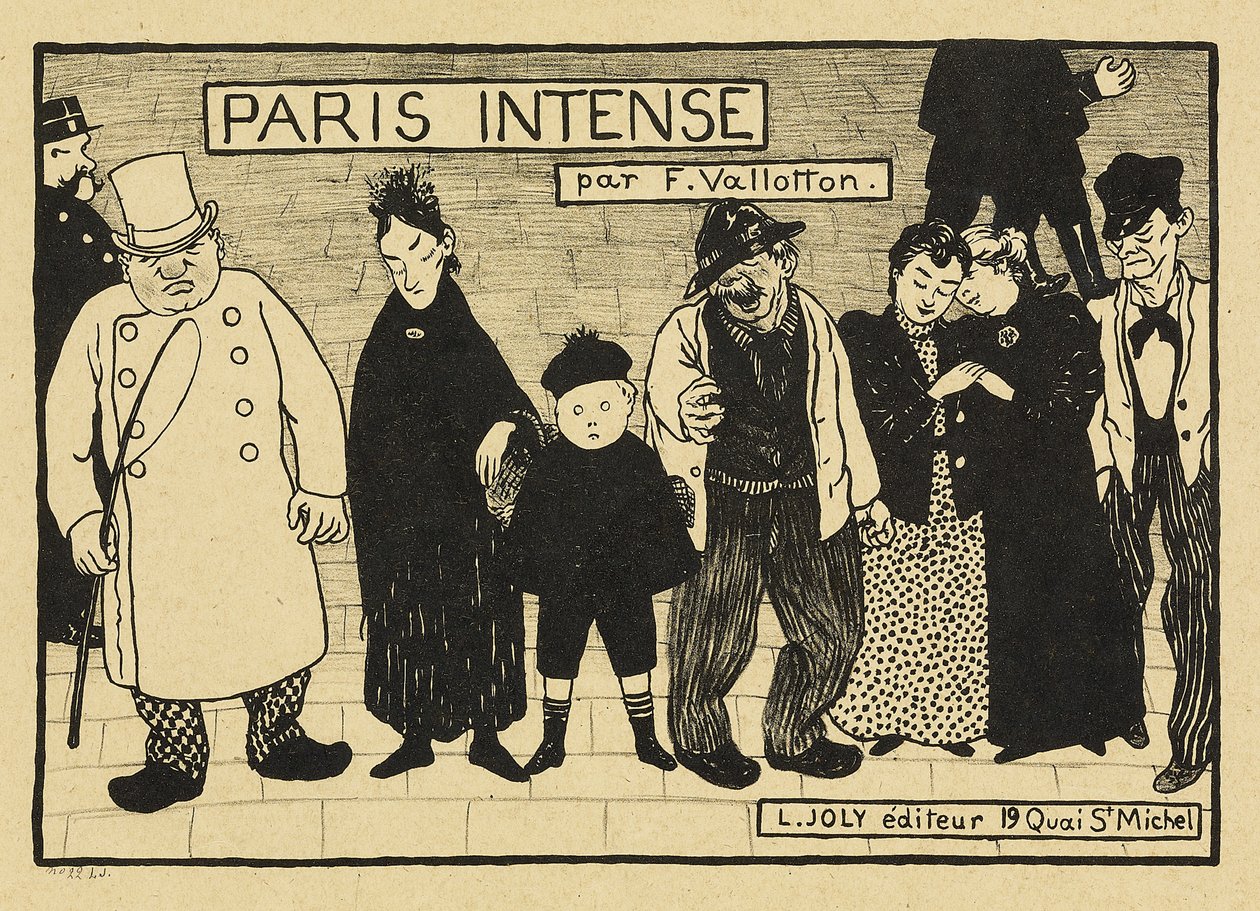 Paris Intense, 1893-94 af Felix Edouard Vallotton
