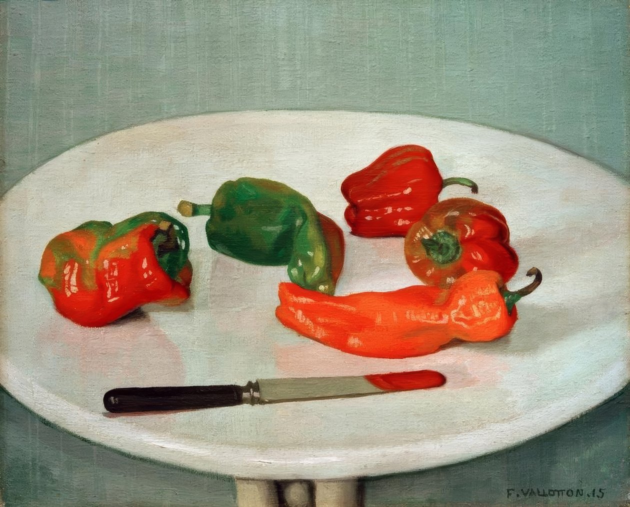 rød peber af Felix Edouard Vallotton