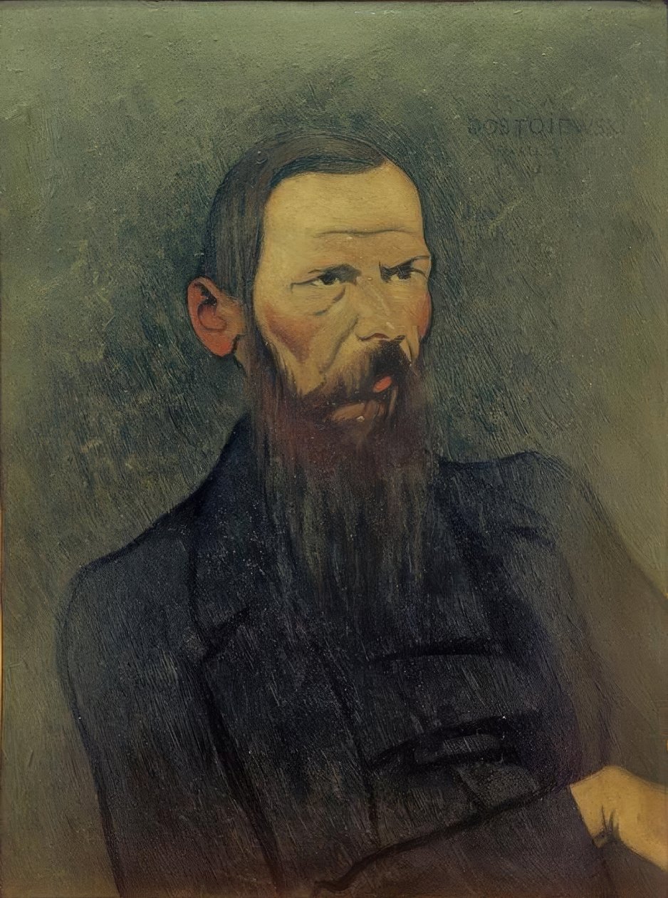 Dekorativt portræt af Dostoievski af Felix Edouard Vallotton
