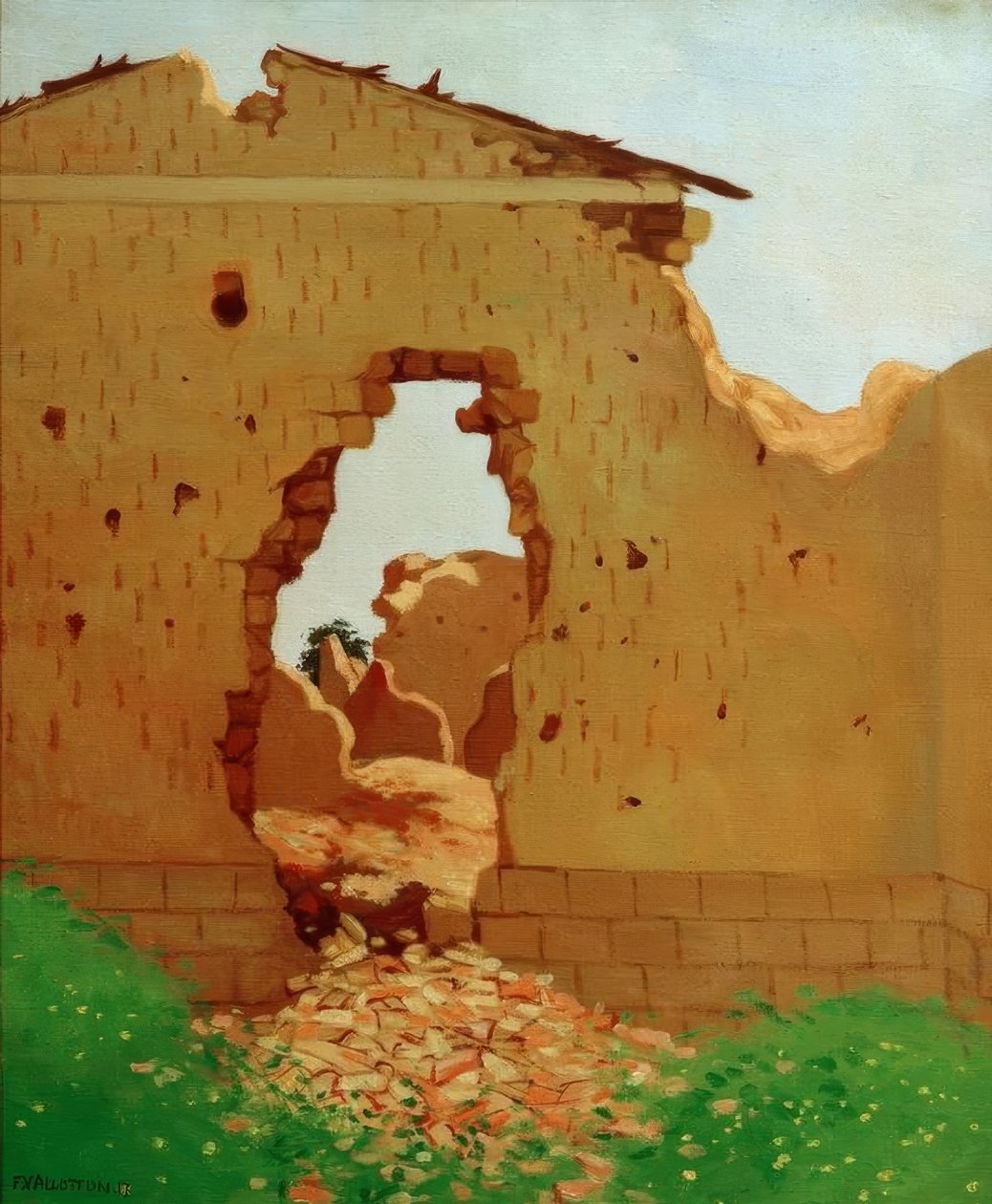 Ruiner ved Souain af Felix Edouard Vallotton
