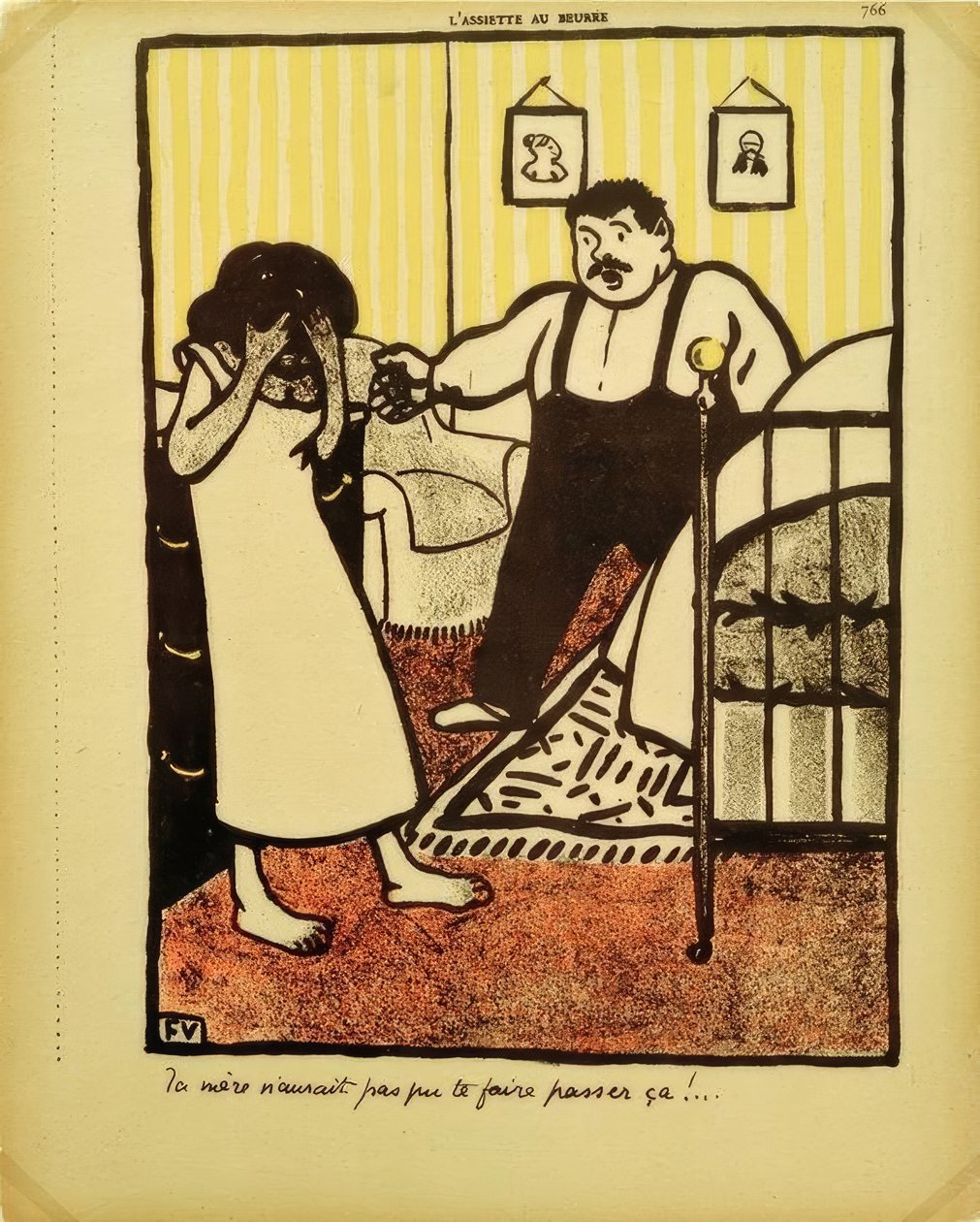 Kunne din mor ikke have bestået dette? af Felix Edouard Vallotton