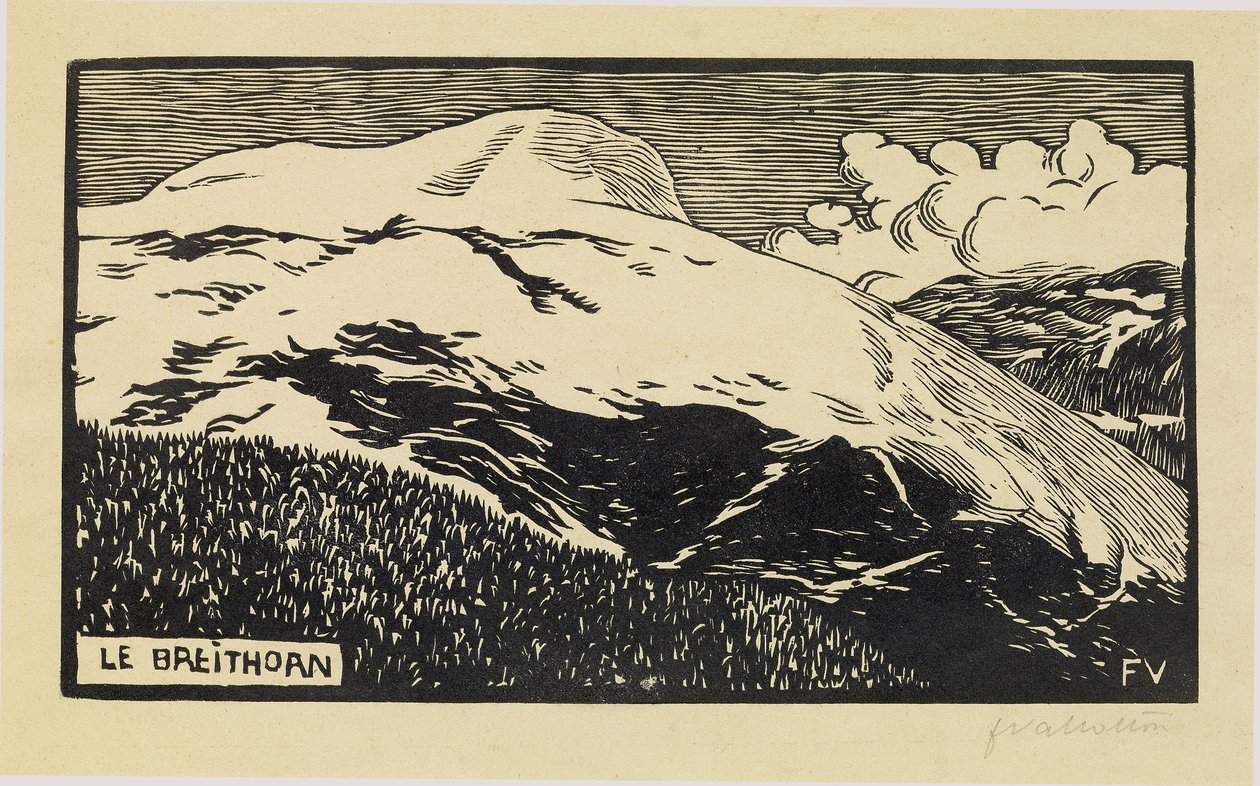 Breithorn, 1892 af Felix Edouard Vallotton