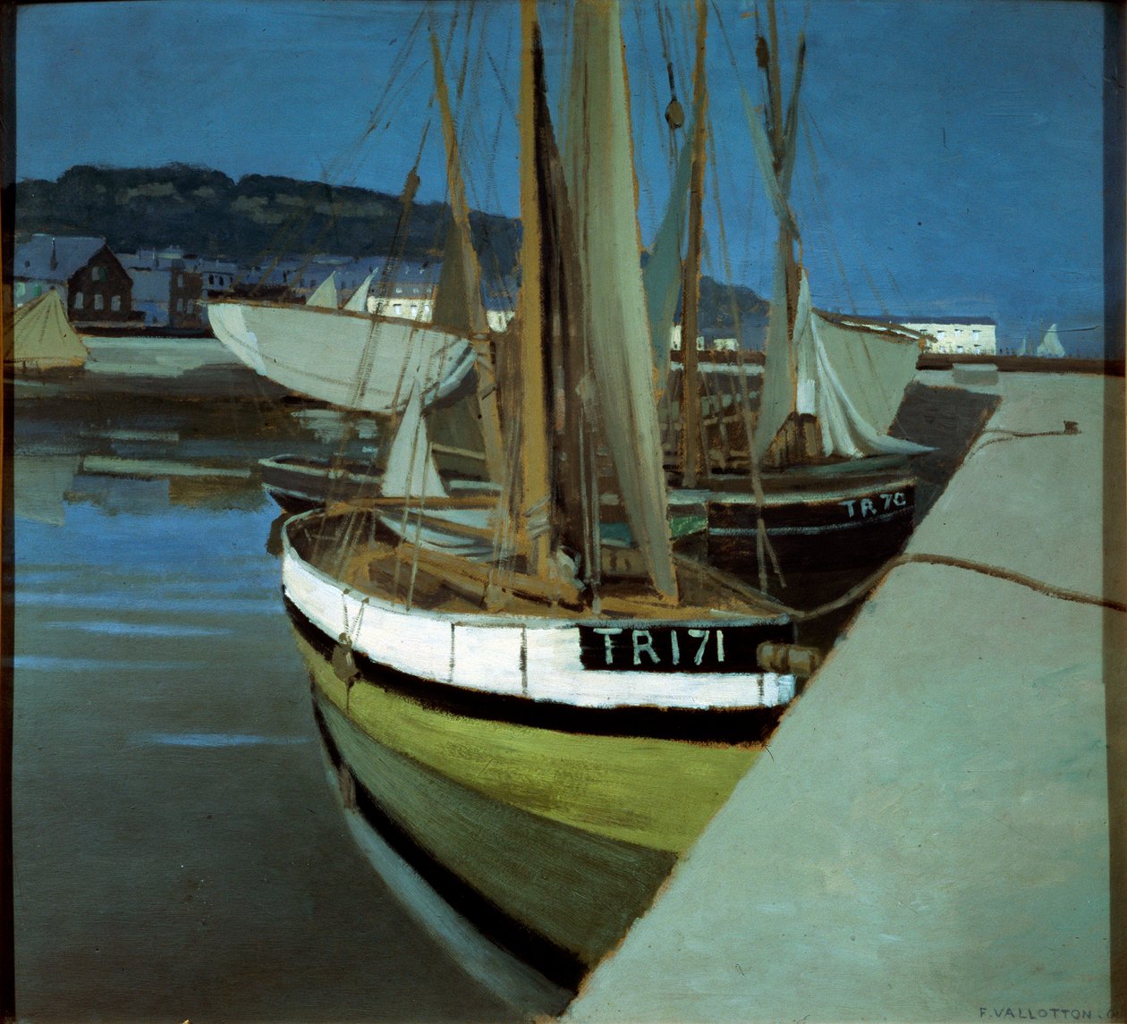 Havnen, 1901 af Felix Edouard Vallotton
