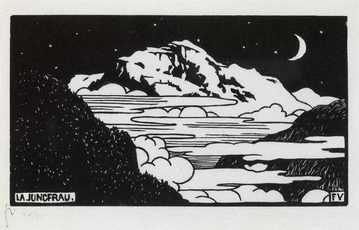 Jomfruen, 1892 af Felix Edouard Vallotton