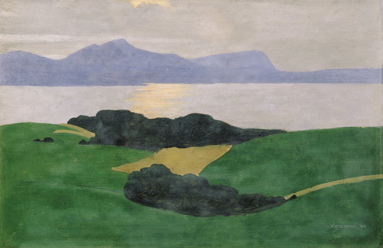Saleve og søen, 1900 af Felix Edouard Vallotton