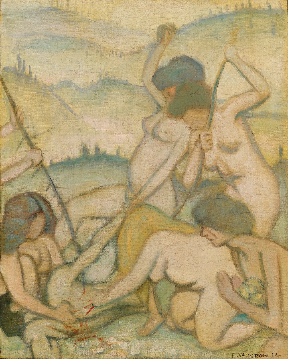 Drabet på Orfeus, 1914 af Felix Edouard Vallotton