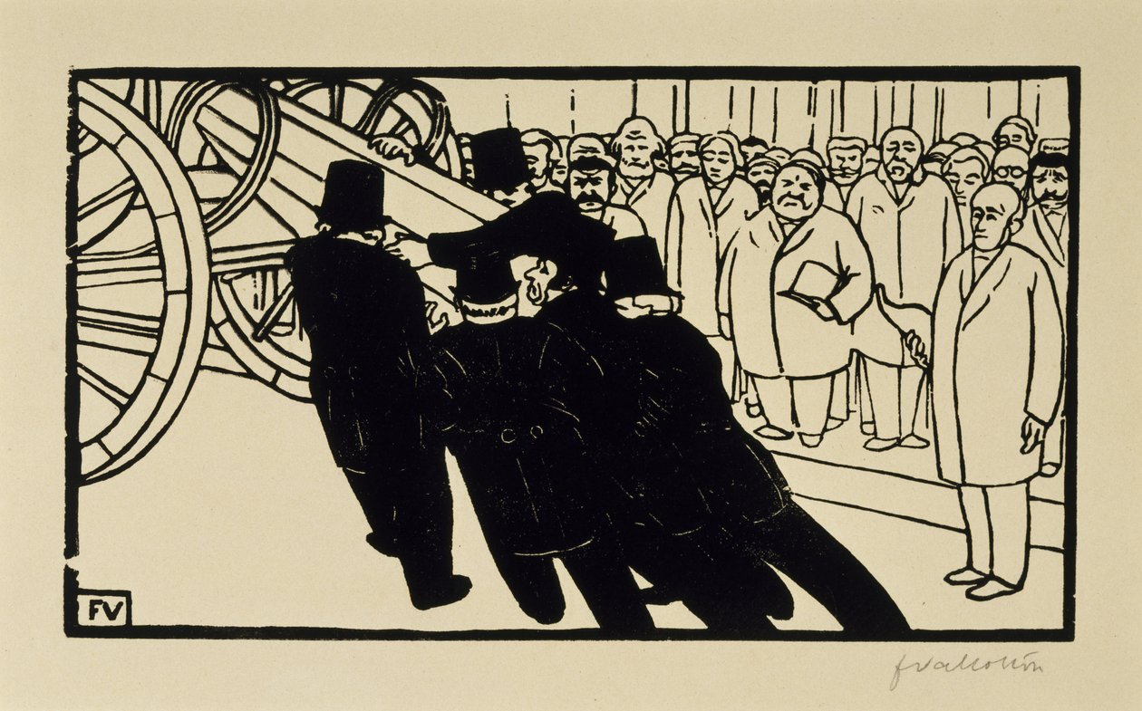 Bedemændene af Felix Edouard Vallotton