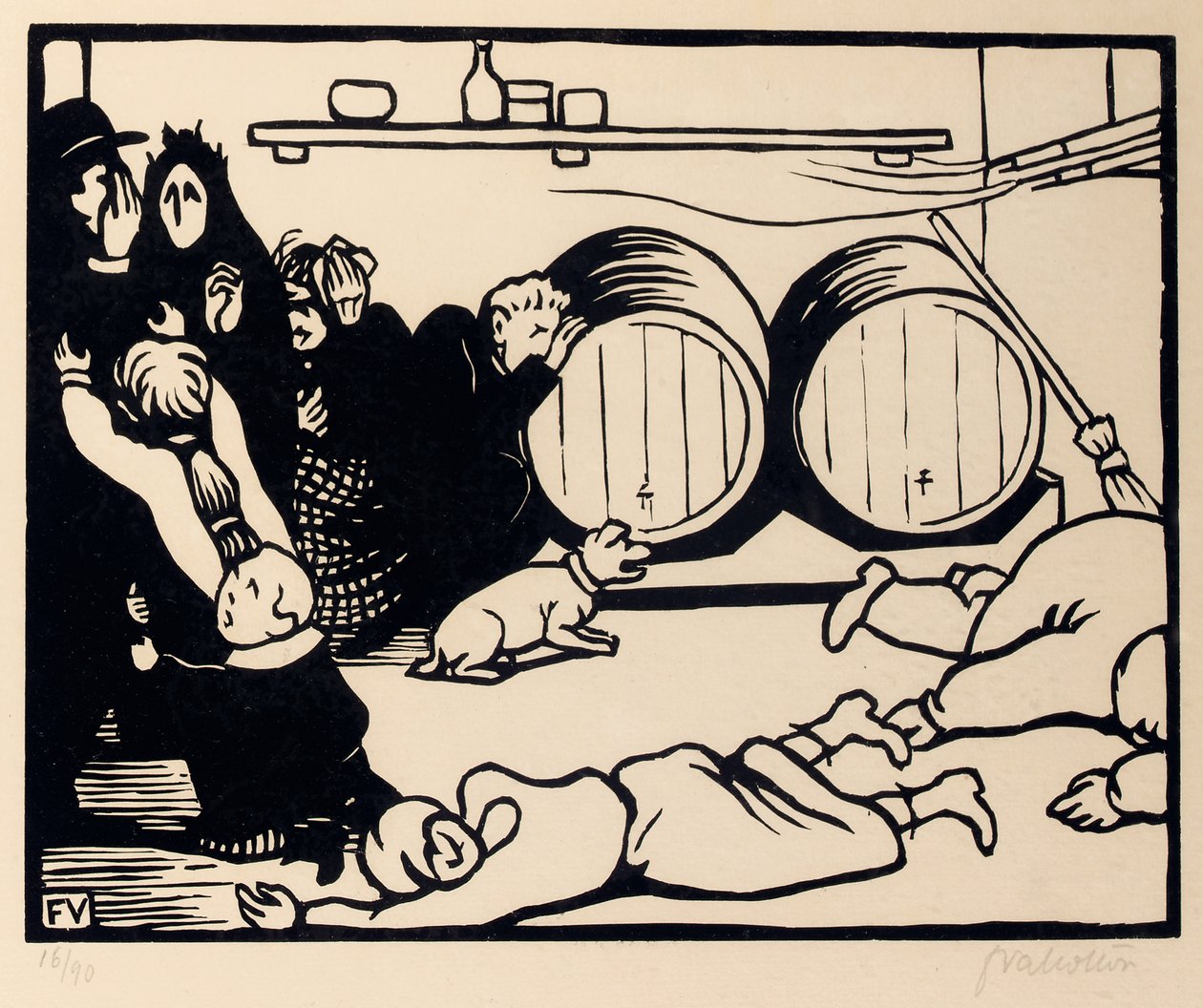 Dette er krig, 1915-16 af Felix Edouard Vallotton