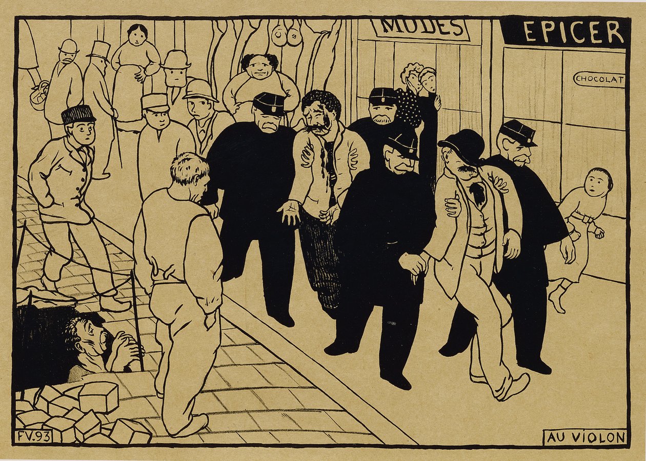 Til Nick, 1893 af Felix Edouard Vallotton