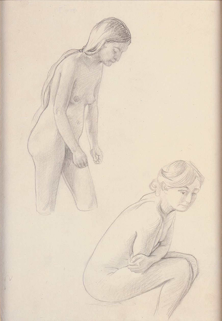 To nøgenbilleder af Felix Edouard Vallotton