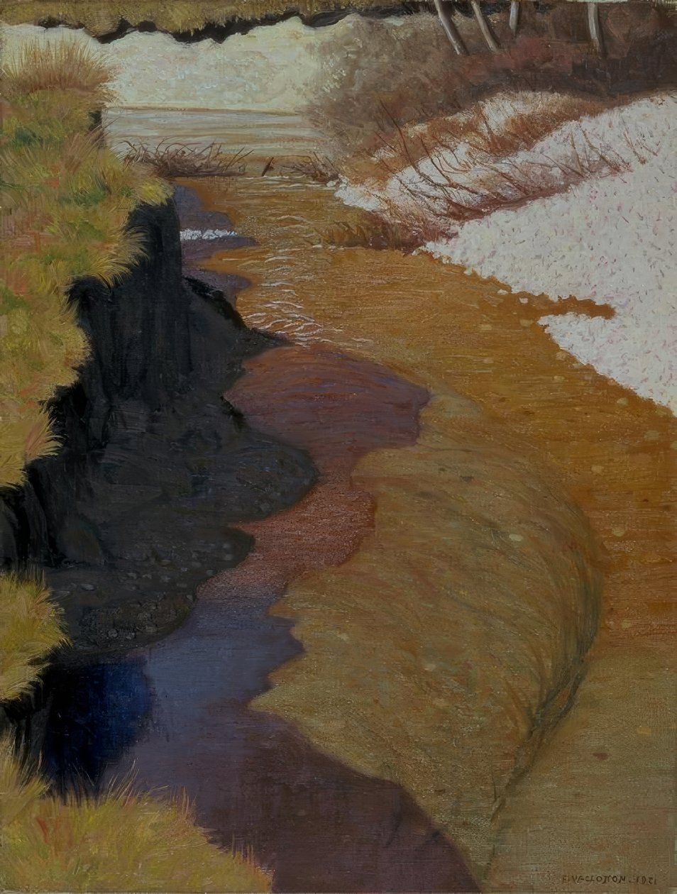 Udsigt over Cagne af Felix Edouard Vallotton