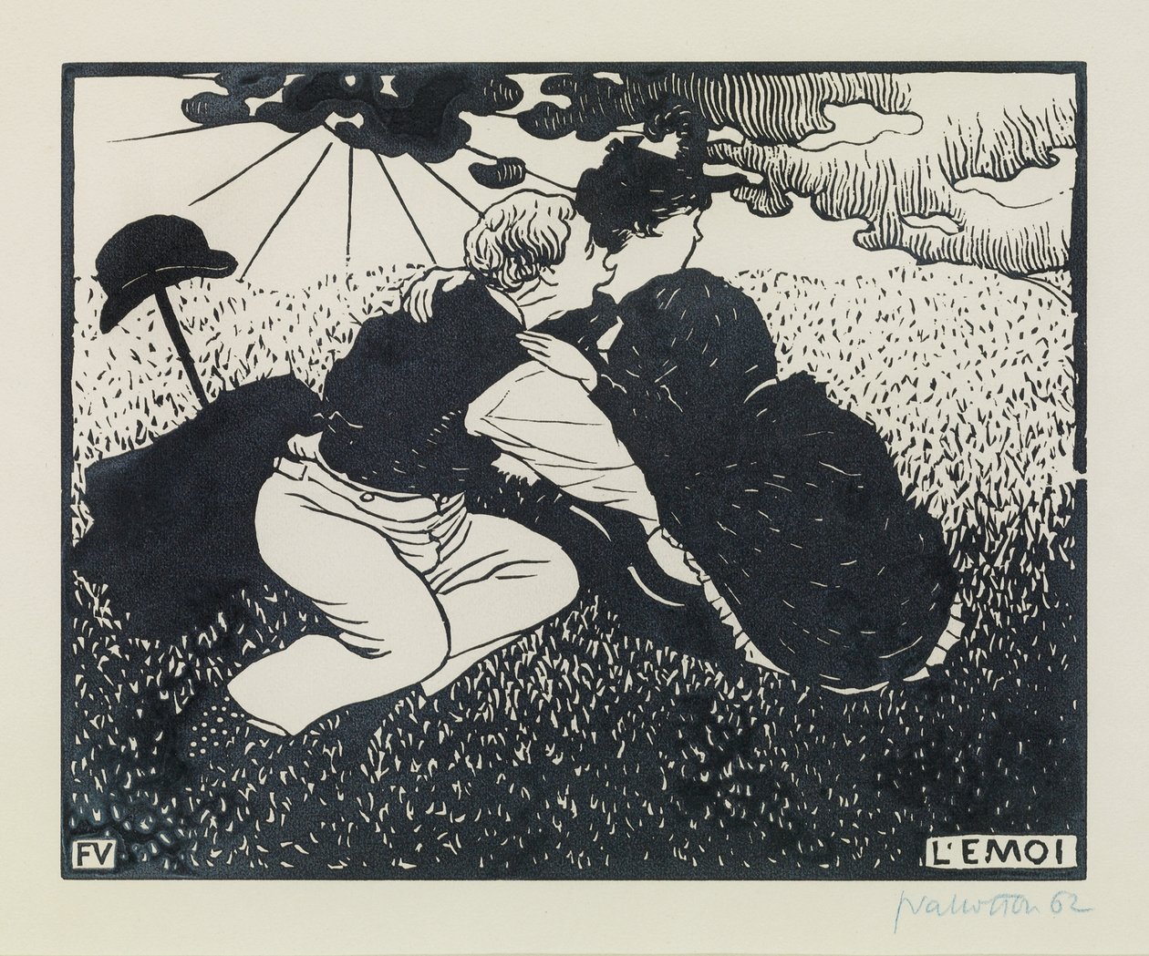 Emoi, 1894 af Felix Edouard Vallotton