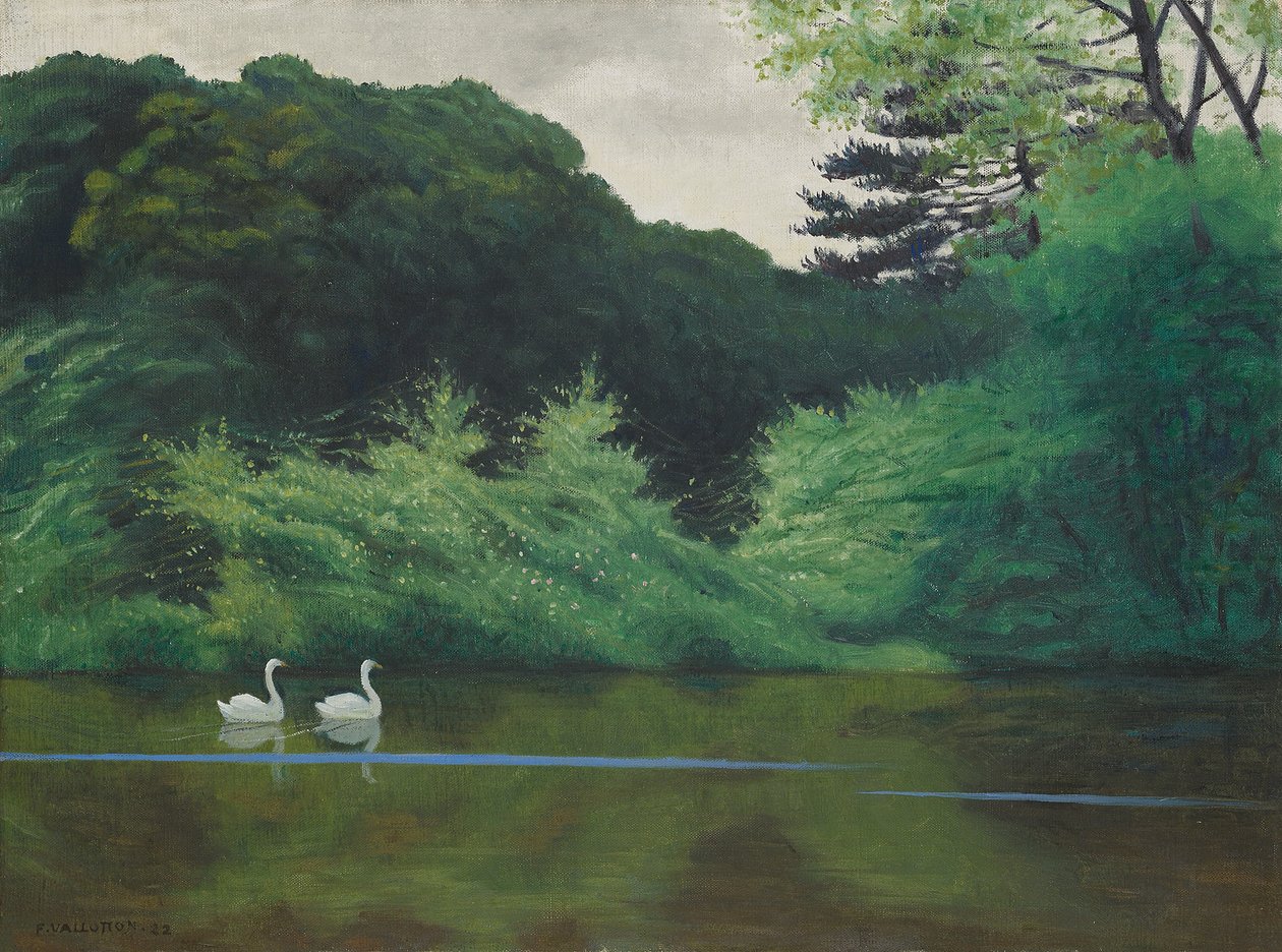 Ø i Lac Saint-James, 1922 af Felix Edouard Vallotton