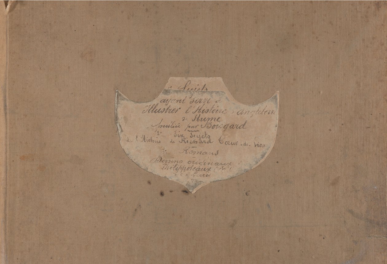 Album med 107 forberedende tegninger til illustration af David Humes History of England, ca. 1853. af Felix Henri Emmanuel Philippoteaux