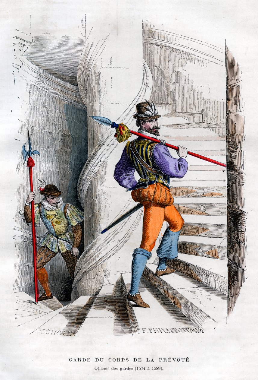 Vagtbetjent, Garde du corps de la prévoté 1574-1589 1882-1884 af Felix Henri Emmanuel Philippoteaux
