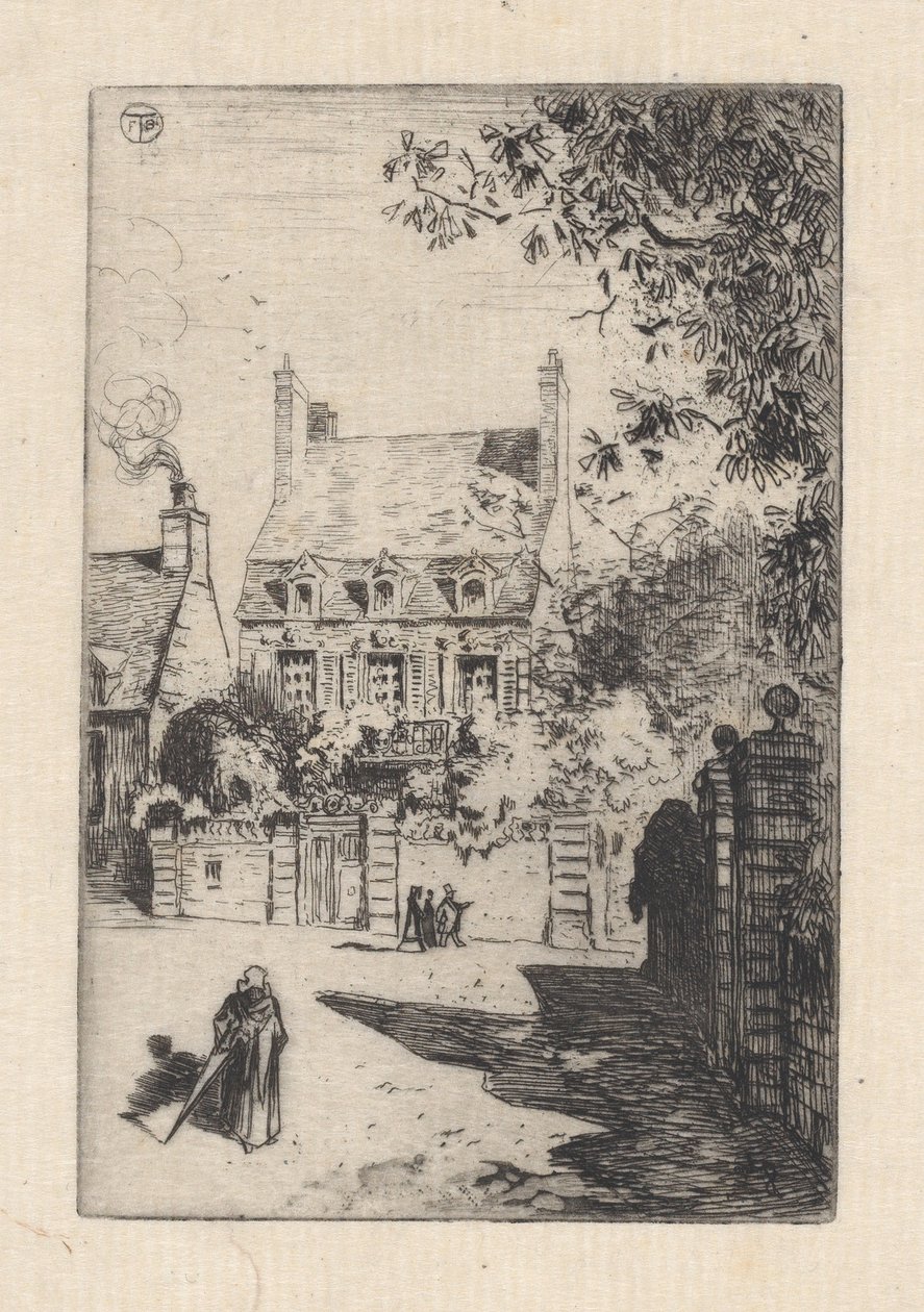 I provinserne - Huset Orléans Valognes, 1860-98. af Felix Hilaire Buhot