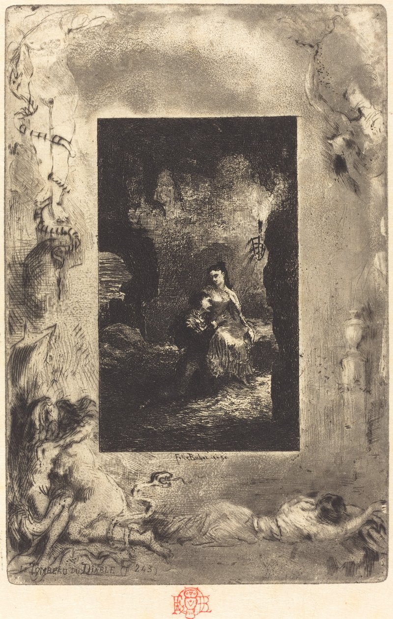 Djævelens grav Djævelens grav, 18791880. af Felix Hilaire Buhot