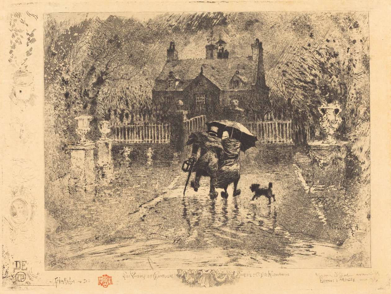 Landsnaboer Landnaboer, 18791880. af Felix Hilaire Buhot