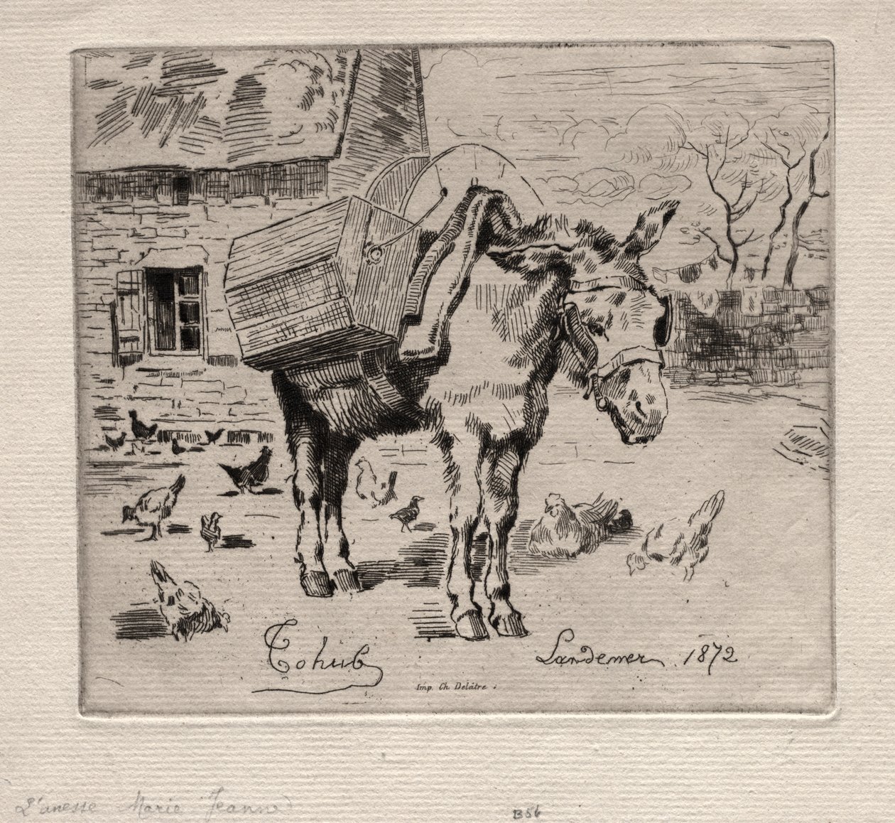 Muldyret, Marie-Jeanne af Felix Hilaire Buhot