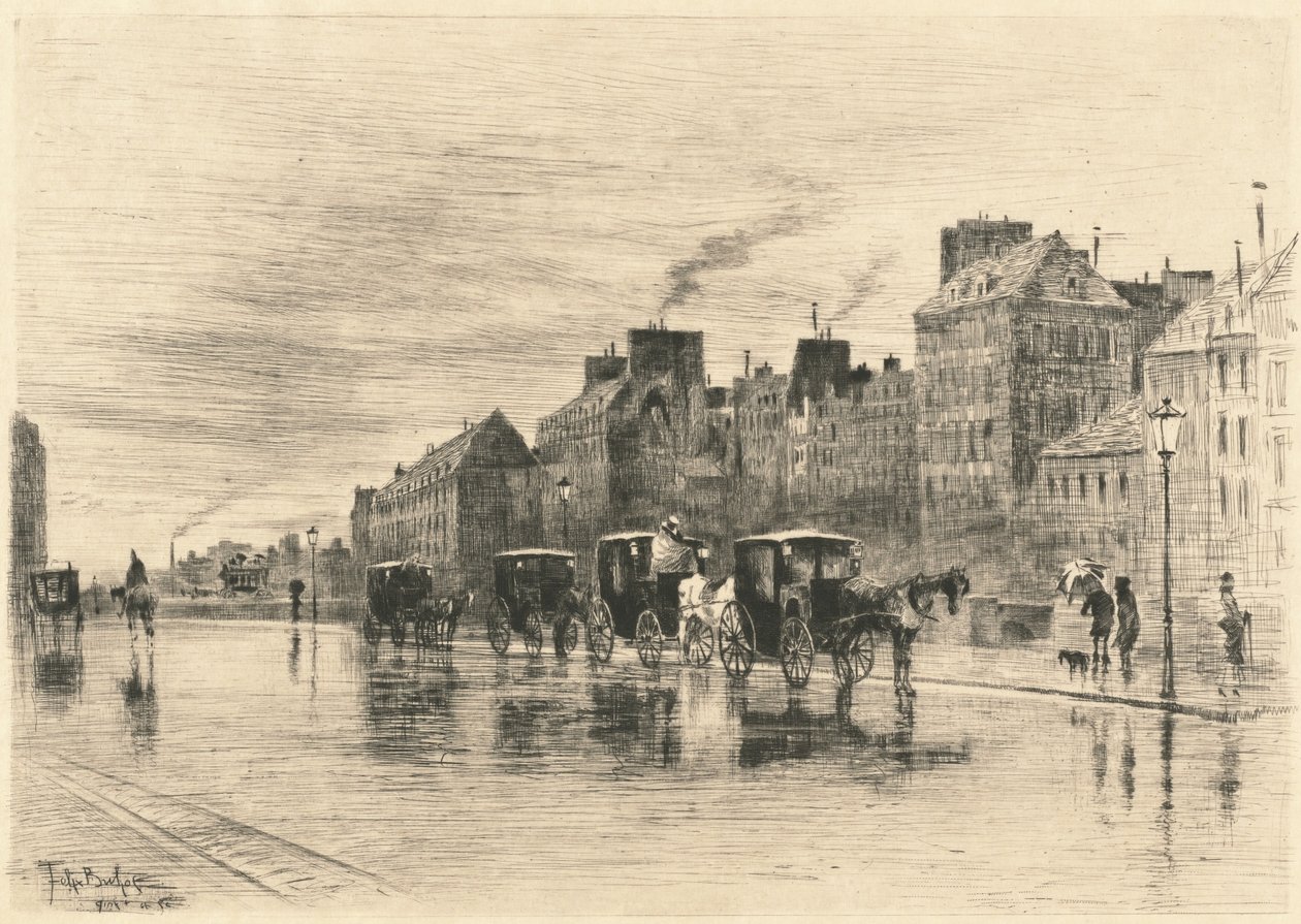 Vintermorgen på Quai de l
