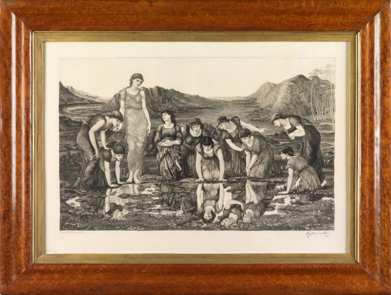 The Mirror of Venus (streggravering på vellum) af Felix Jasinski