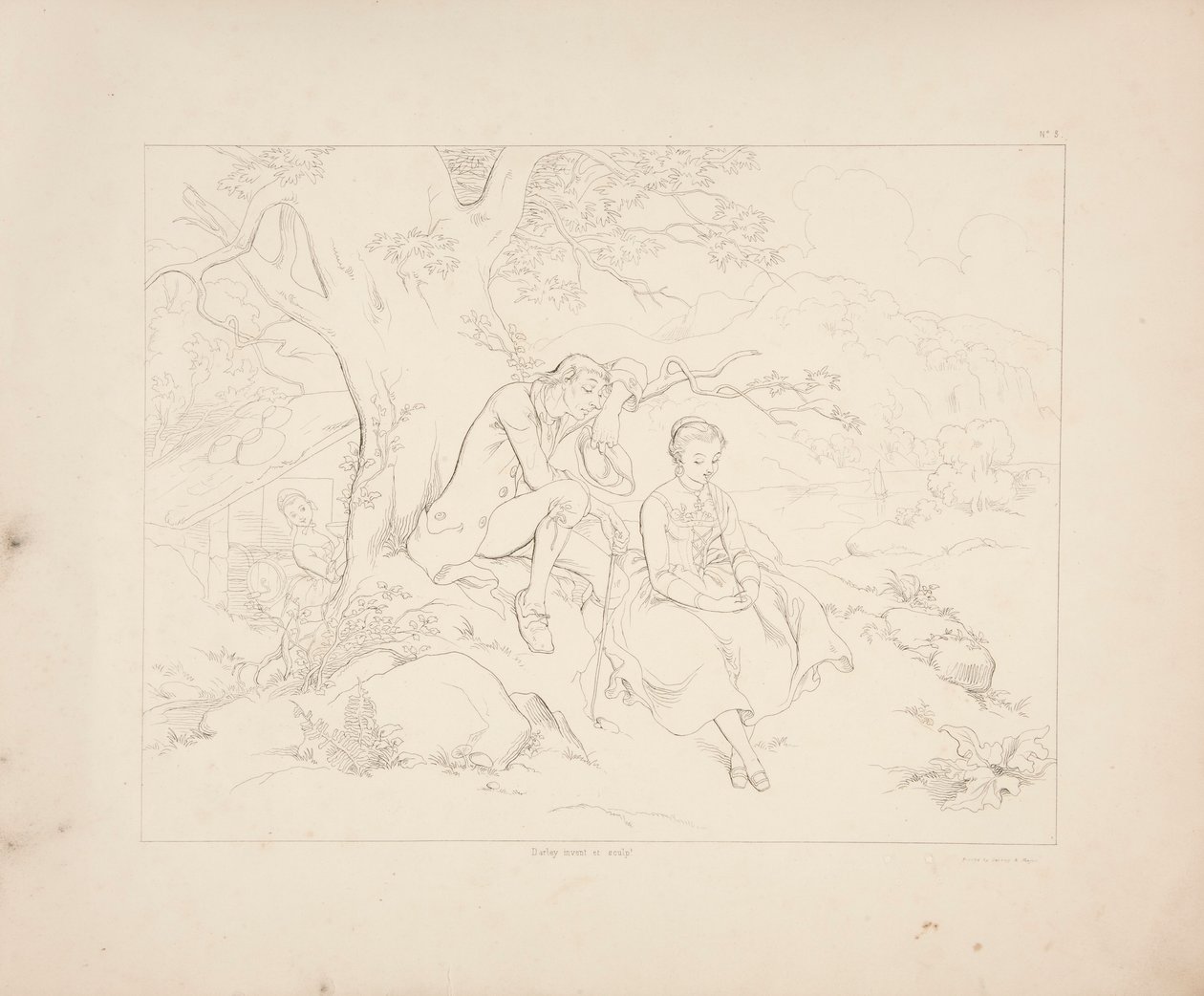 Legend of Sleepy Hollow, ark 3 af 6 af Felix O. C. Darley