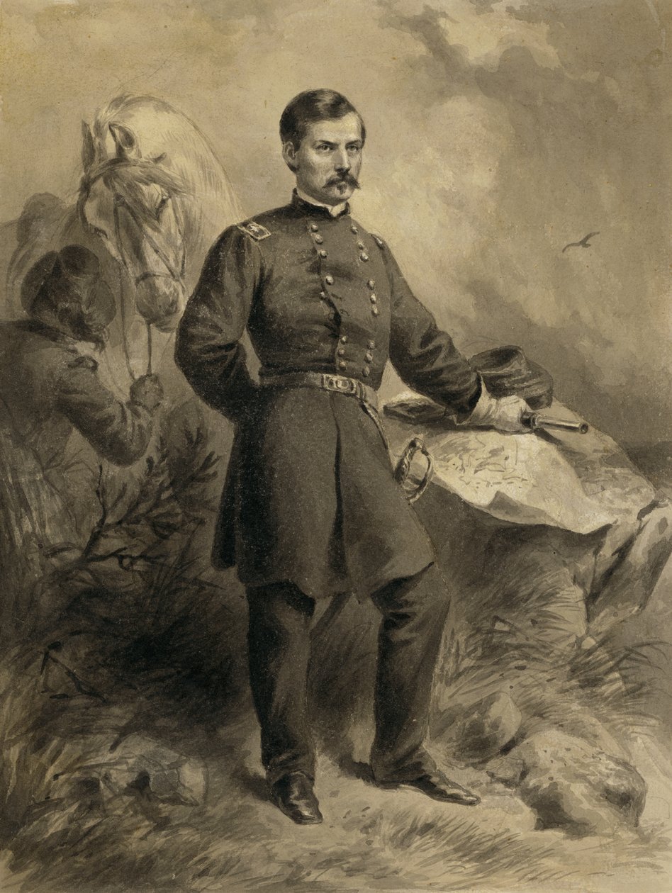 George Brinton McClellan af Felix Octavius Carr Darley
