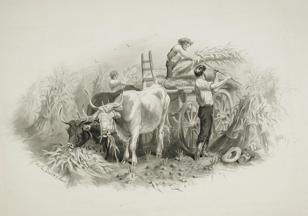 Høscène af Felix Octavius Carr Darley