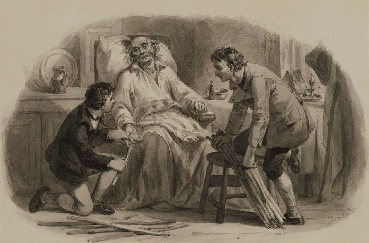 Lignelsen om pindene af Felix Octavius Carr Darley