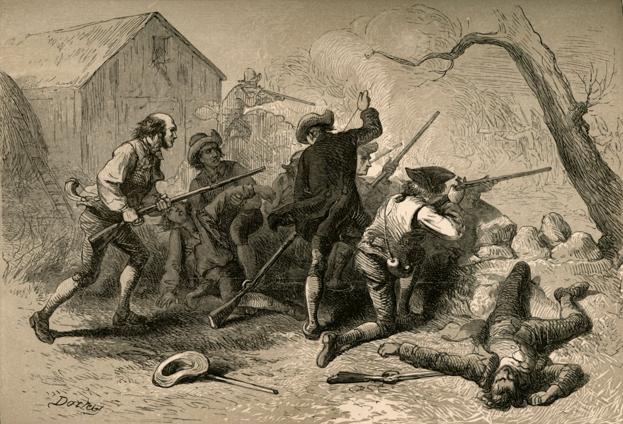 Slaget ved Lexington, 1877. af Felix Octavius Carr Darley
