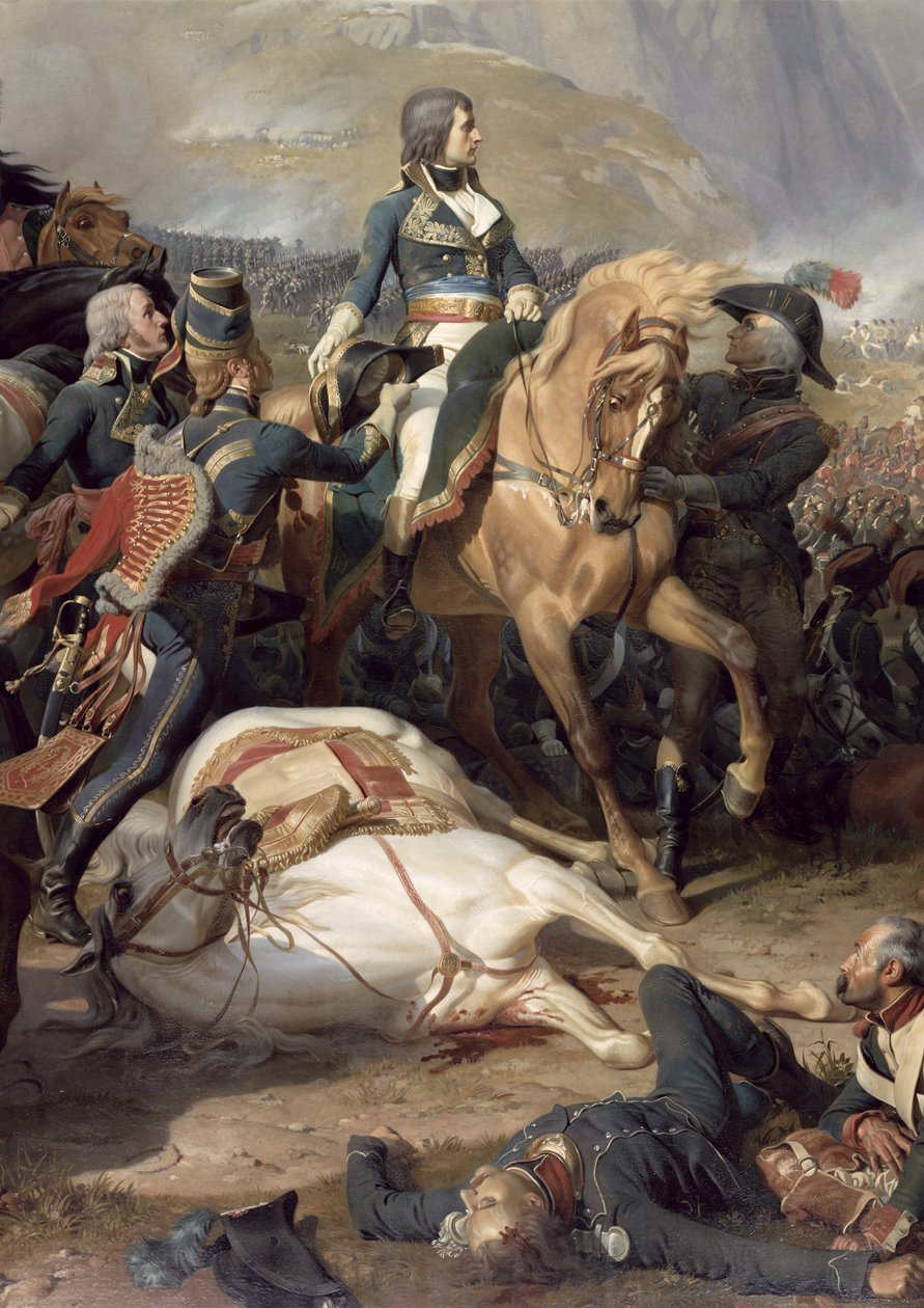 Slaget ved Rivoli, 1844 (detalje af 28341) af Felix Philippoteaux