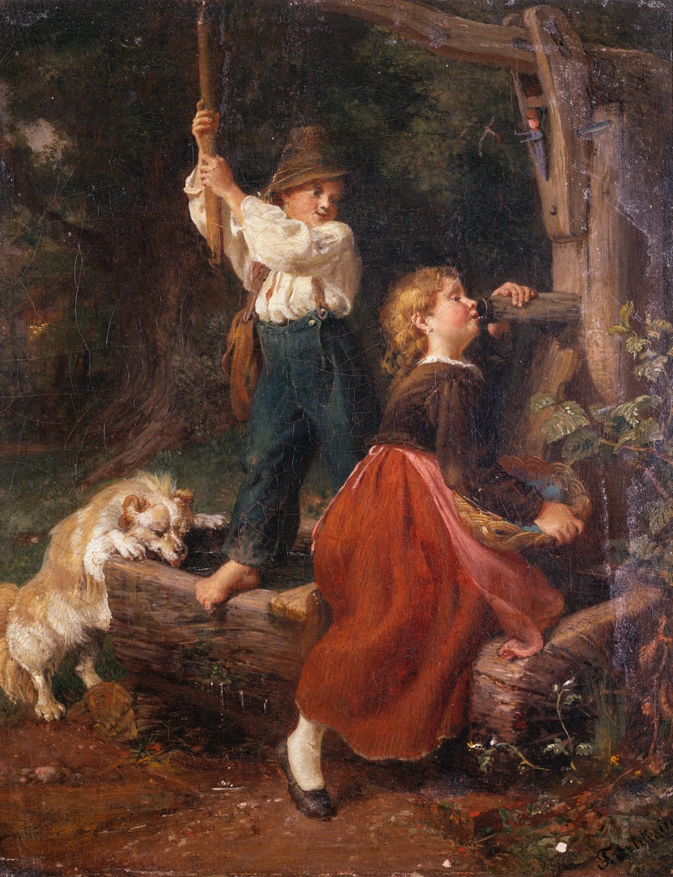 Vandpumpen af Felix Schlesinger