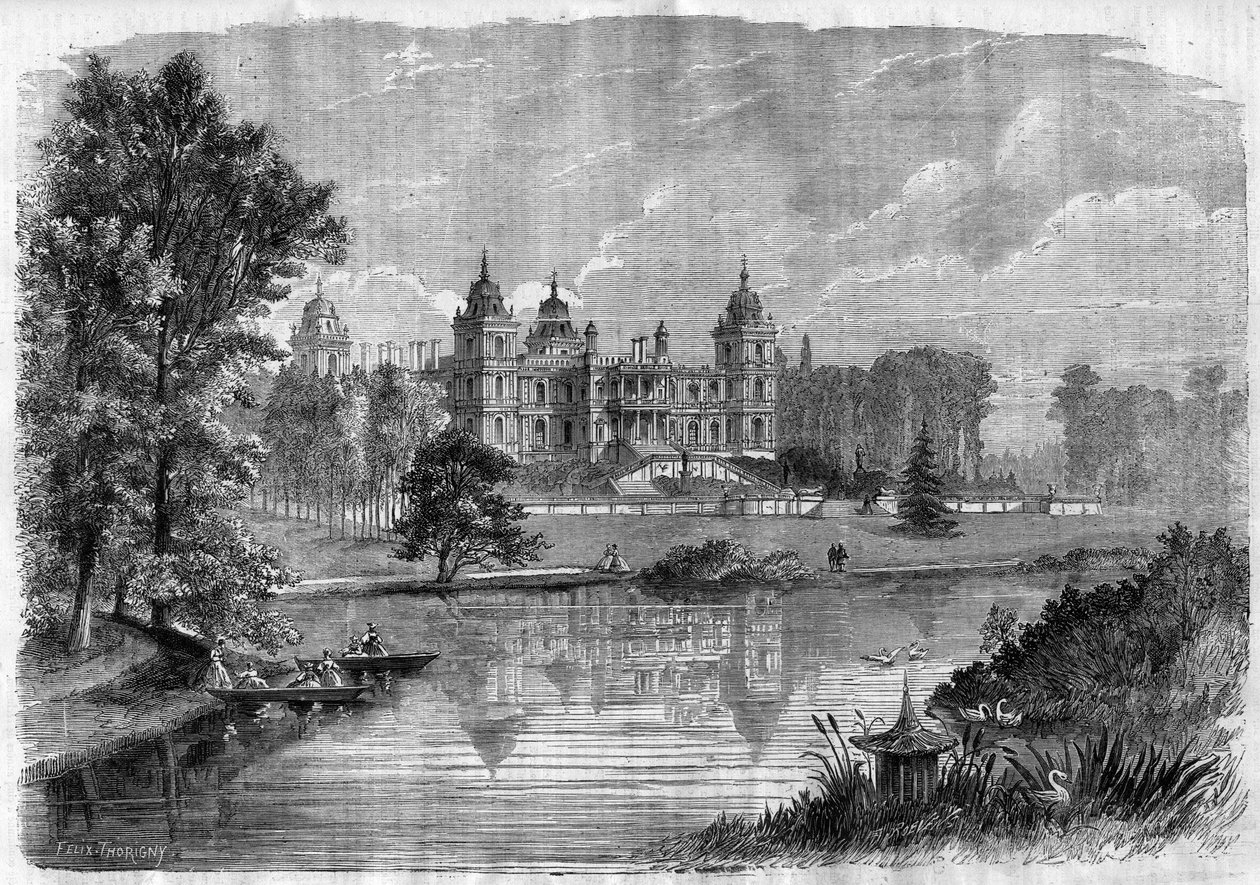 Ferrieres-en-Brie (Ferrieres en Brie) (Seine-et-Marne), tidligere ejendom tilhørende Rothschild-familien af Felix Thorigny