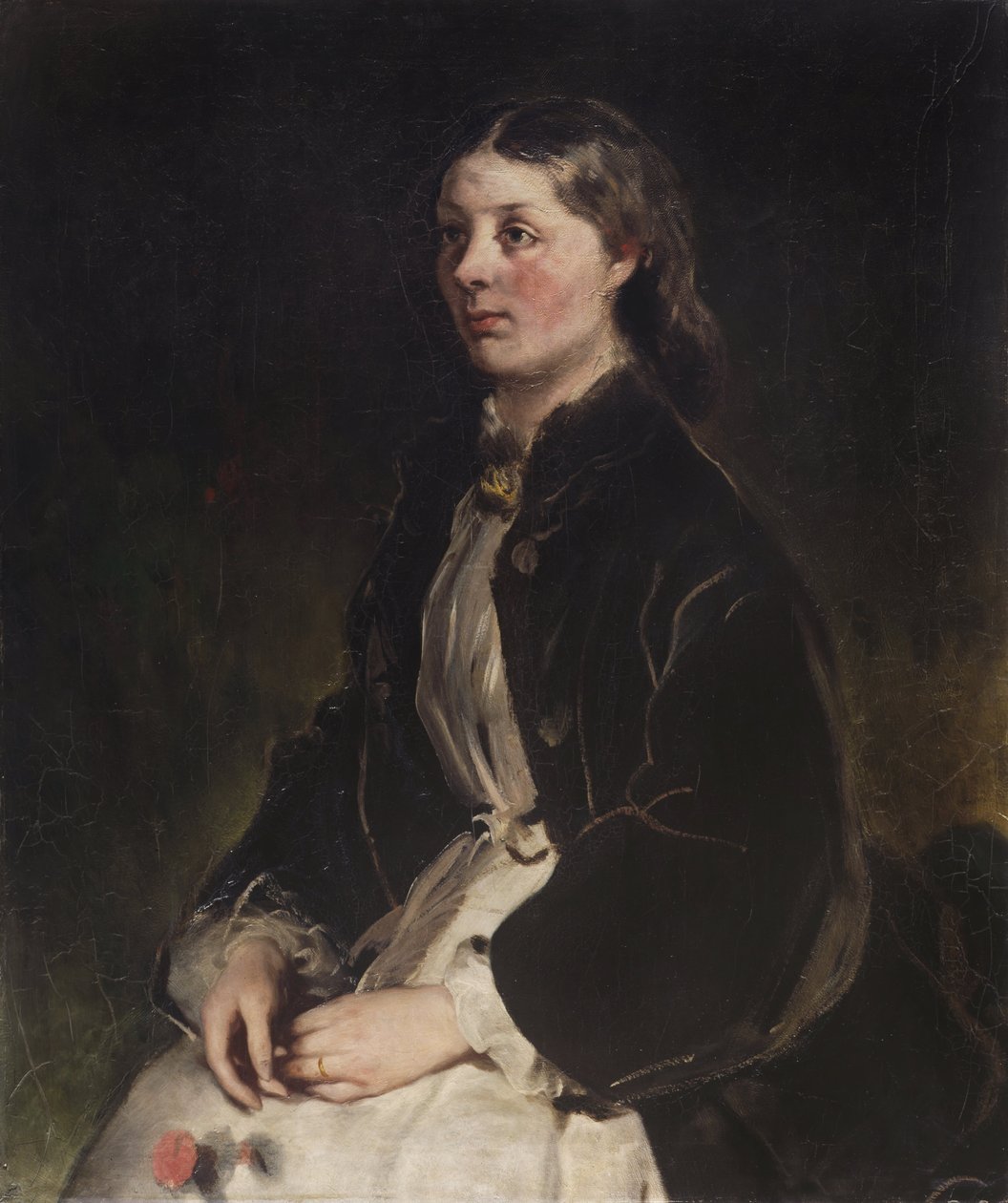 Portræt af baronessen Christine von Schönberg af Louis Ferdinand von Rayski
