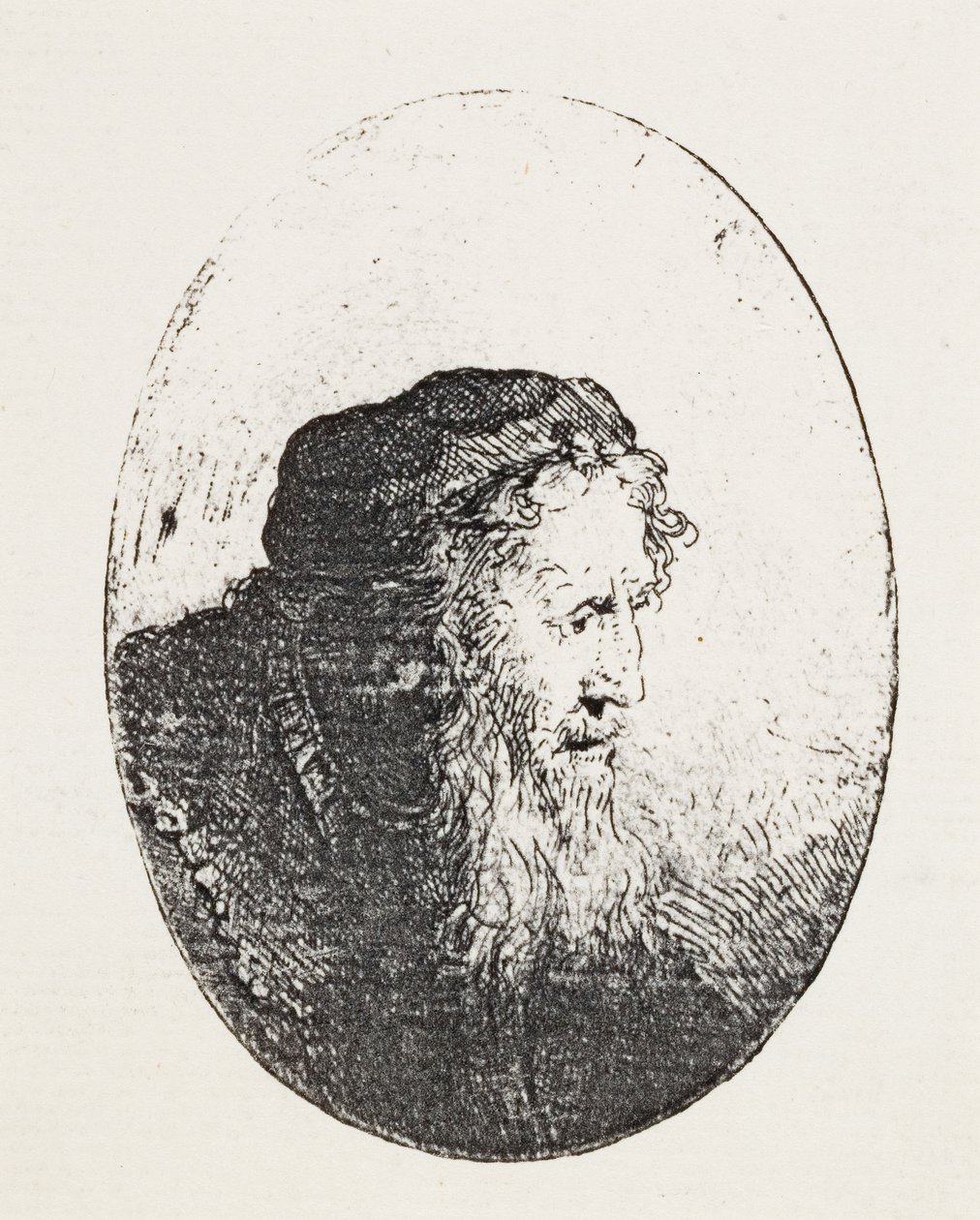 Skæggammel mand, c.1644-46 af Ferdinand Bol