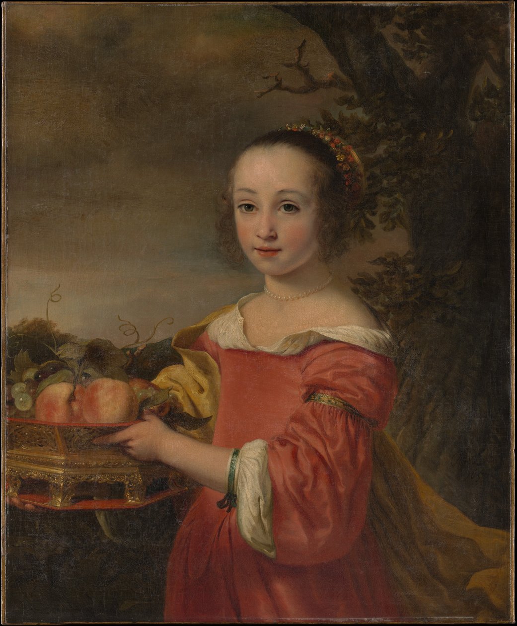 Petronella Elias (1648–1667) med en frugtkurv af Ferdinand Bol
