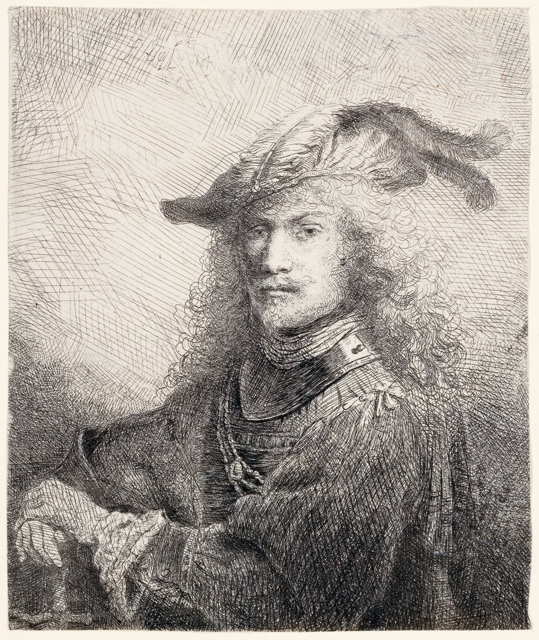 Portræt af en officer, 1642 af Ferdinand Bol